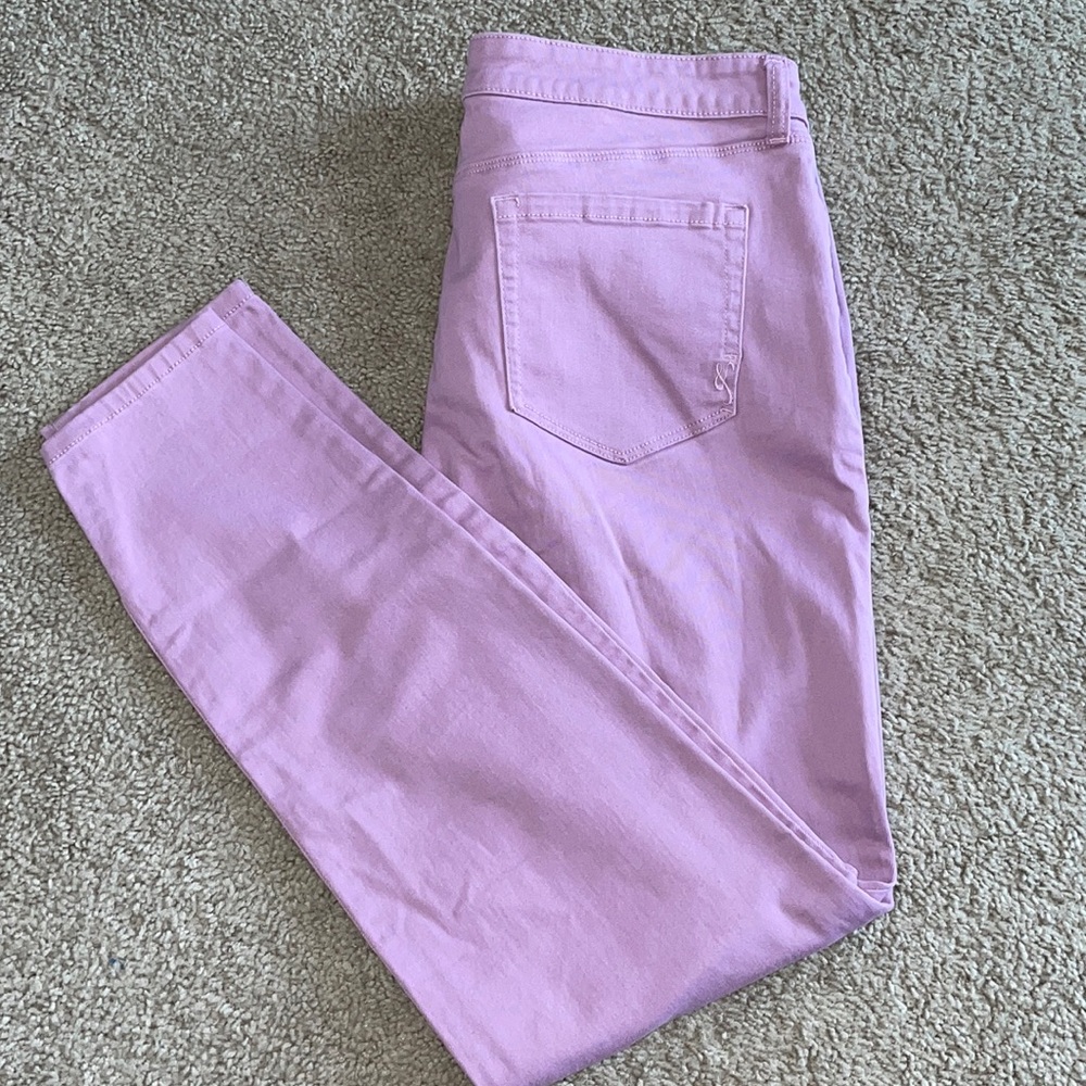 Lilac skinny leg Style and Co pant